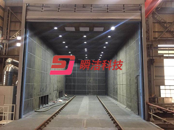 江陰揚子江船舶     大型機(jī)械回收噴砂房